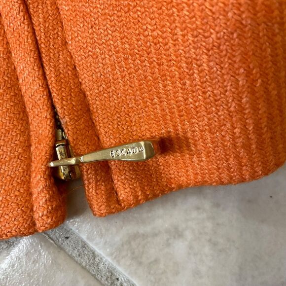 ESCADA Bristol Cashmere & Silk Blend Full Zip Blazer Jacket women’s 42/US sz/ 10 - Picture 7 of 12